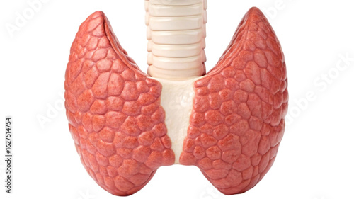 Realistic Human Thyroid Gland Anatomy Model human anatomy