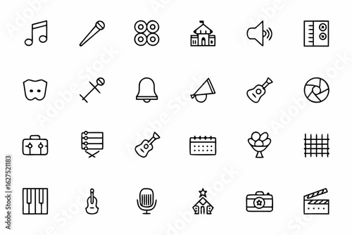 A minimal line art set dedicated to the essence of music education. Ideal for school flyers, curriculum kits, digital presentations, and merchandise.