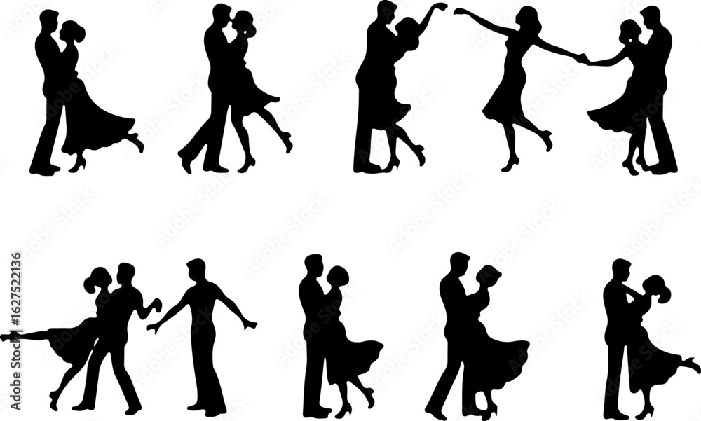 Obraz premium Speedboat Adventure Silhouette Vector