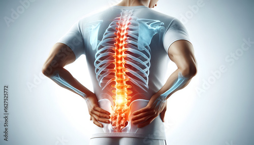 x ray of a human spine