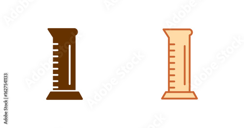 Graduated Cylinder Vector Icon