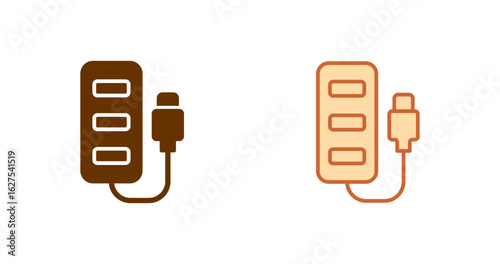 USB Hub Vector Icon