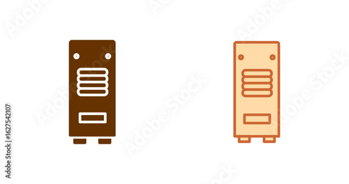 Portable Air Conditioner Vector Icon