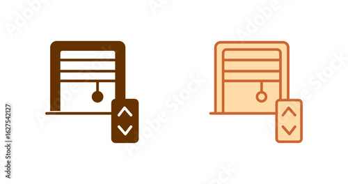 Smart Blinds Vector Icon