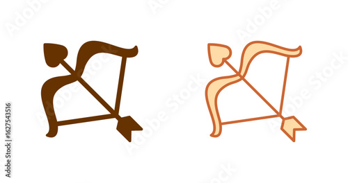 Cupid bow Vector Icon