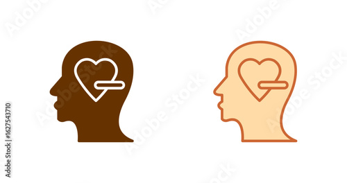 Negative Love Vector Icon