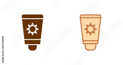 Sunscreen Vector Icon