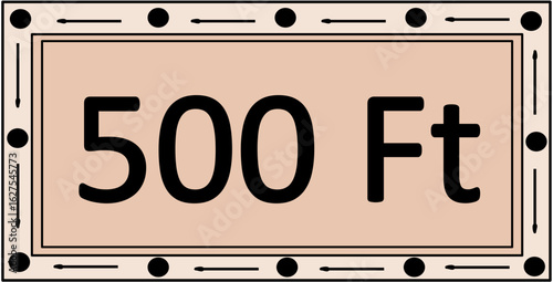 500 hungarian forint banknote with light brown color.