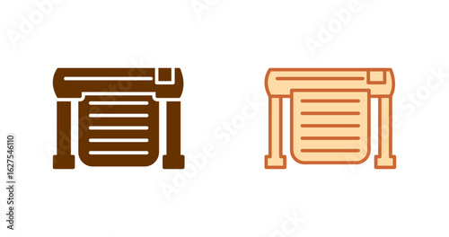 Large Format Printer Vector Icon