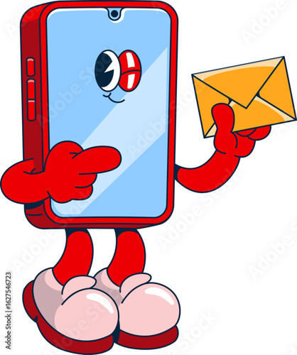 Groovy Smartphone Mascot