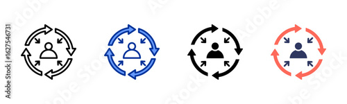 Personalized icon sheet multiple style collection