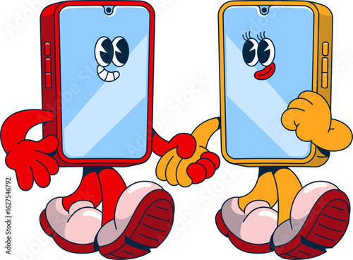 Groovy Smartphone Mascot
