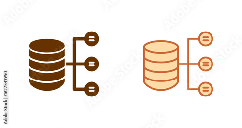 Data Architecture Vector Icon