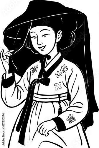 미소짓는 황진이