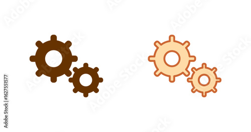Gears Vector Icon