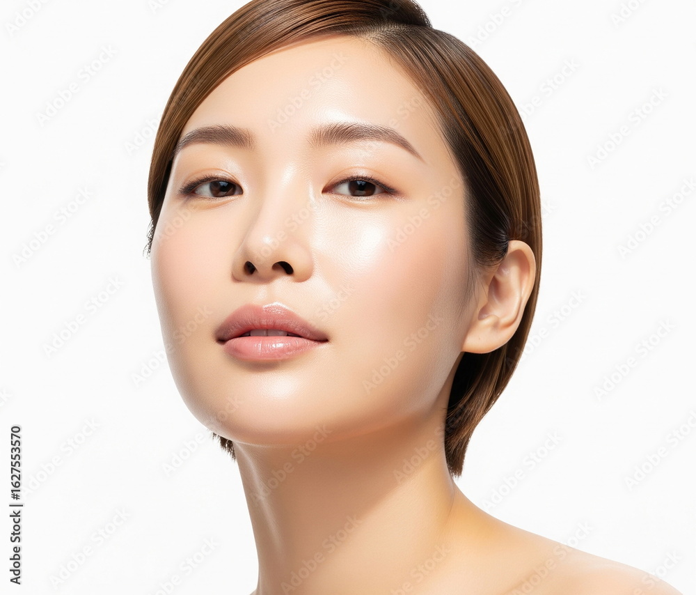 Fototapeta premium 청초한 미모의 여성 뷰티 포트레이트, Elegant Beauty Portraits of Korean Women