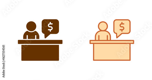 Fundraising Officer Vector Icon