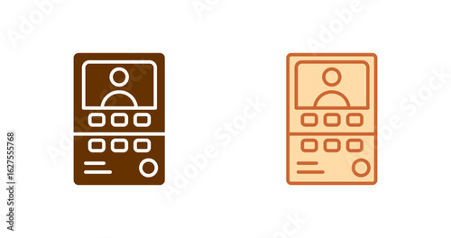 Intercom System Vector Icon