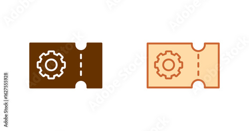 Support Ticket Vector Icon