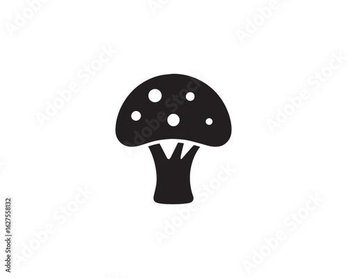 Mushroom icon vector design illustration
