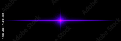 Sharp starburst effect with radiating beams and a central flare on a dark background, perfect for overlays, highlights, and visual emphasis.
