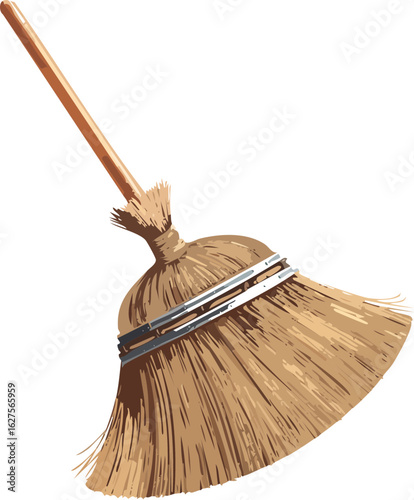 broom and dustpan