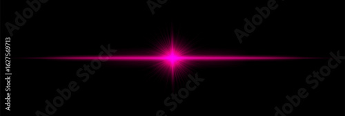 Sharp starburst effect with radiating beams and a central flare on a dark background, perfect for overlays, highlights, and visual emphasis.