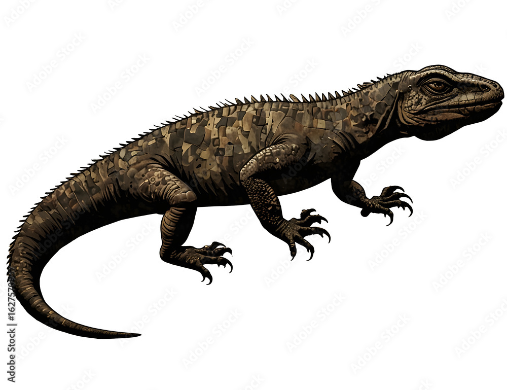 Obraz premium iguana tattoo