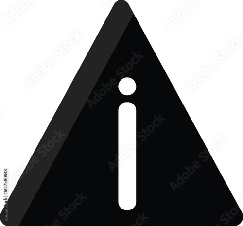3d pie chart black illustration.