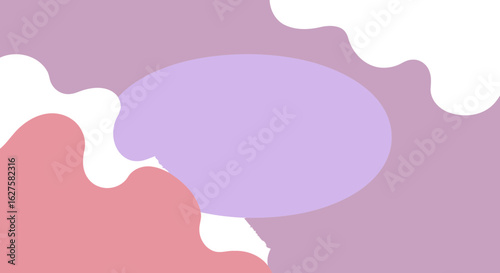 Abstract background design with soft, pastel colors. Abstract shapes flow and blend together, creating a tranquil and ethereal mood.
