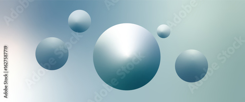 Futuristic Metallic 3D Pie Chart with Polished Segments Representing Company Financial Portfolio
