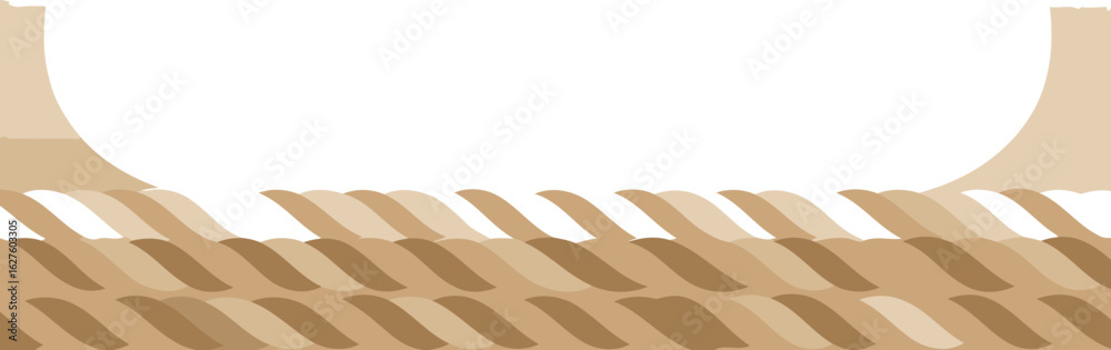 Obraz premium Abstract design with neutral tones in a minimalist setting. Seamless pattern of soft, flowing curves with a light beige backdrop.
