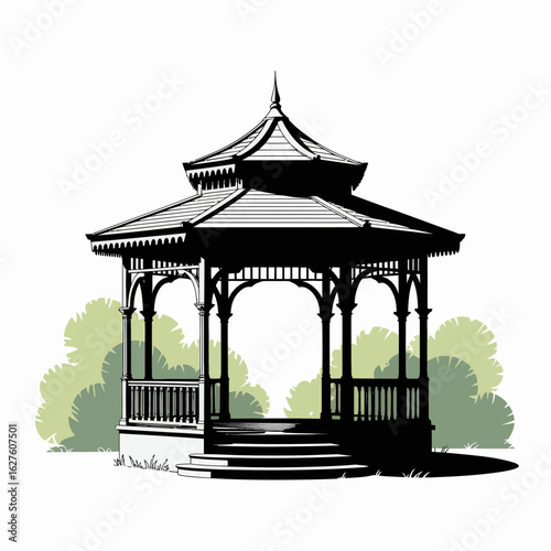 gazebo in the park