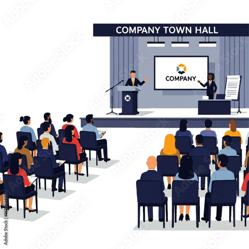 Company Town Hall Meeting Presentation.