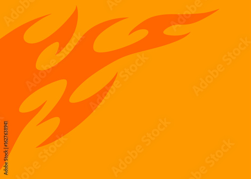 Simple background with flame pattern and with some copy space area