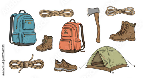 Essential camping gear and outdoor adventure equipment for your next expedition