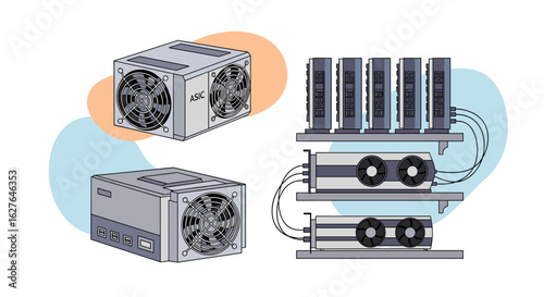 High performance computing rigs for advanced digital asset mining operations
