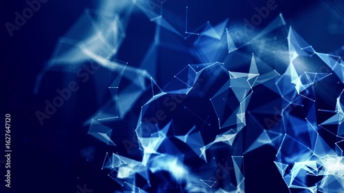 Abstract plexus tech background