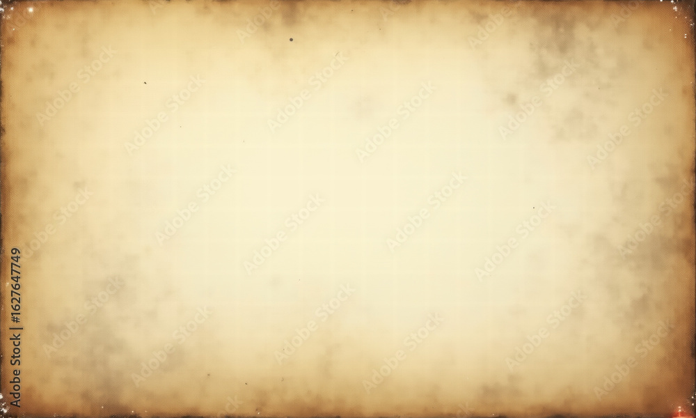 Fototapeta premium Aged Parchment Paper with Textured Background and Dark Edges