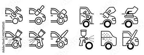 Autobody Repair Icons
