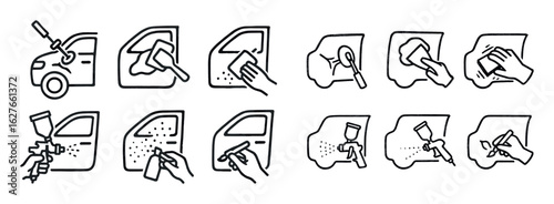 Autobody Repair Icons