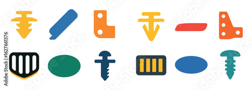 Colorful Autobody Icons