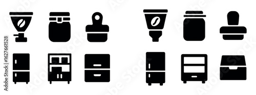 Coffee Storage Icons