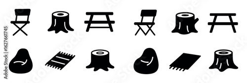 Picnic Seating Icons