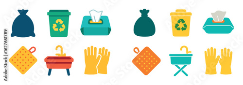 Picnic Cleanup Icons
