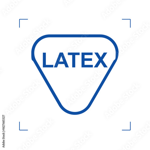 Contains or presence of natural rubber latex, symbol, IVD, ISO, MDR
