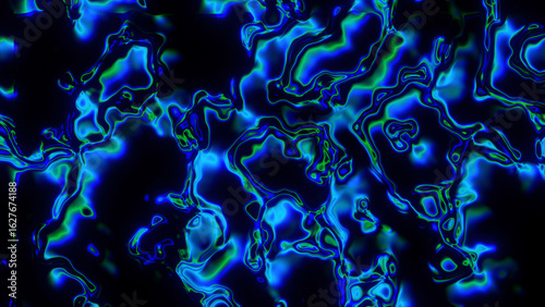 An oily prism reflective liquid background.