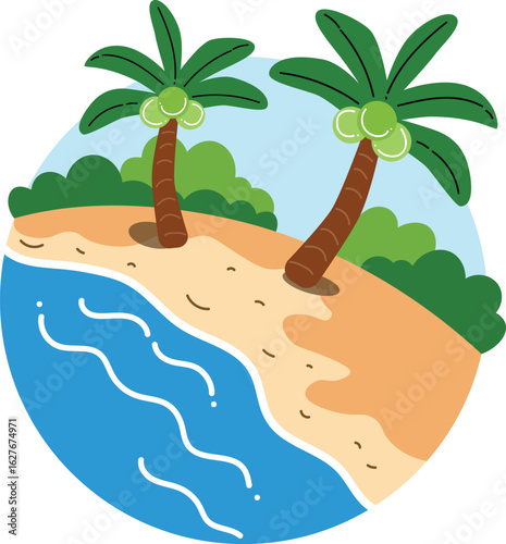 Tropical beach 