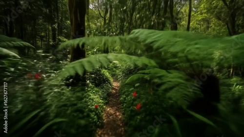 Dynamic dancer gracefully performing energetic hip-hop moves in a vibrant studio setting