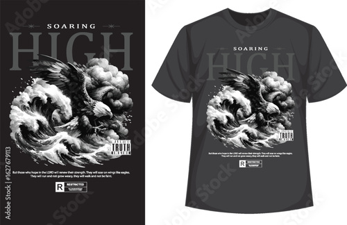 Christian bible verse t shirt design illustration vector